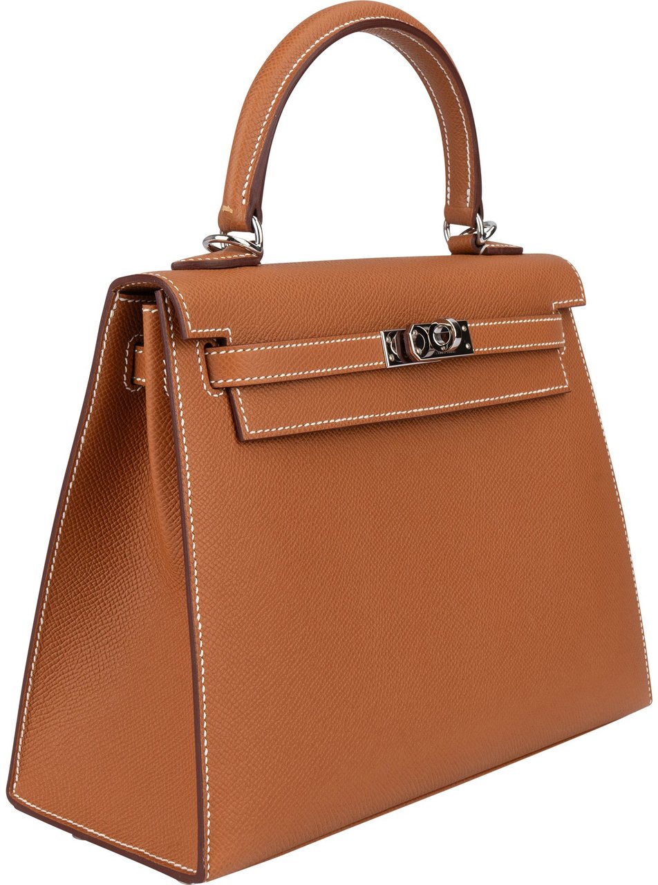 Hermès Hermès Veau Epsom Sellier Kelly 25 Handbag Bruin