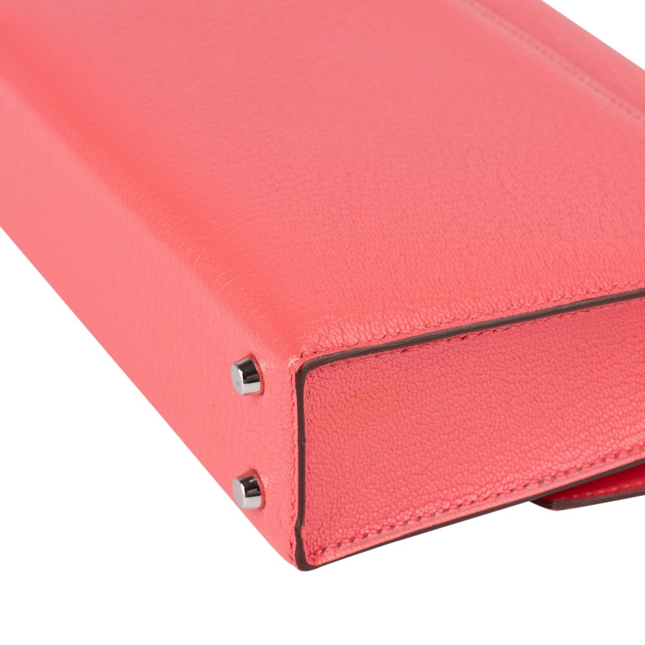 Hermès Hermès Chevre Mysore Rose Lipstick Mini Sac Verrou Chaine Crossbody Bag Rood