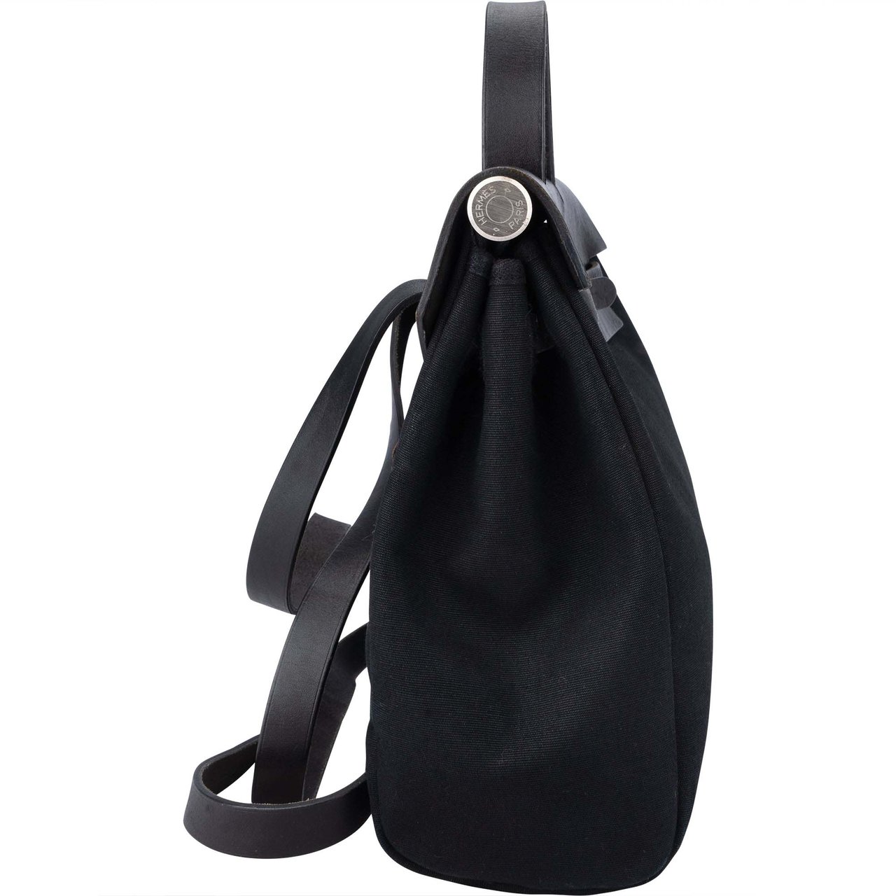 Hermès Hermès Classic Cotton Herbag Backpack Zwart