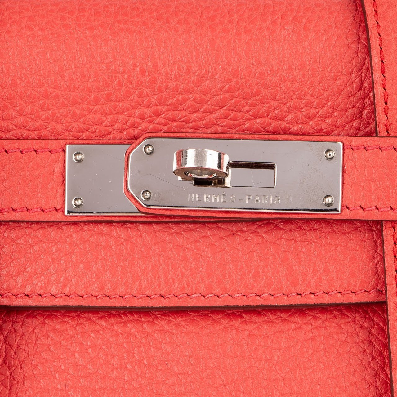 Hermès Hermès Rose Togo Kelly 28 Handbag Rood