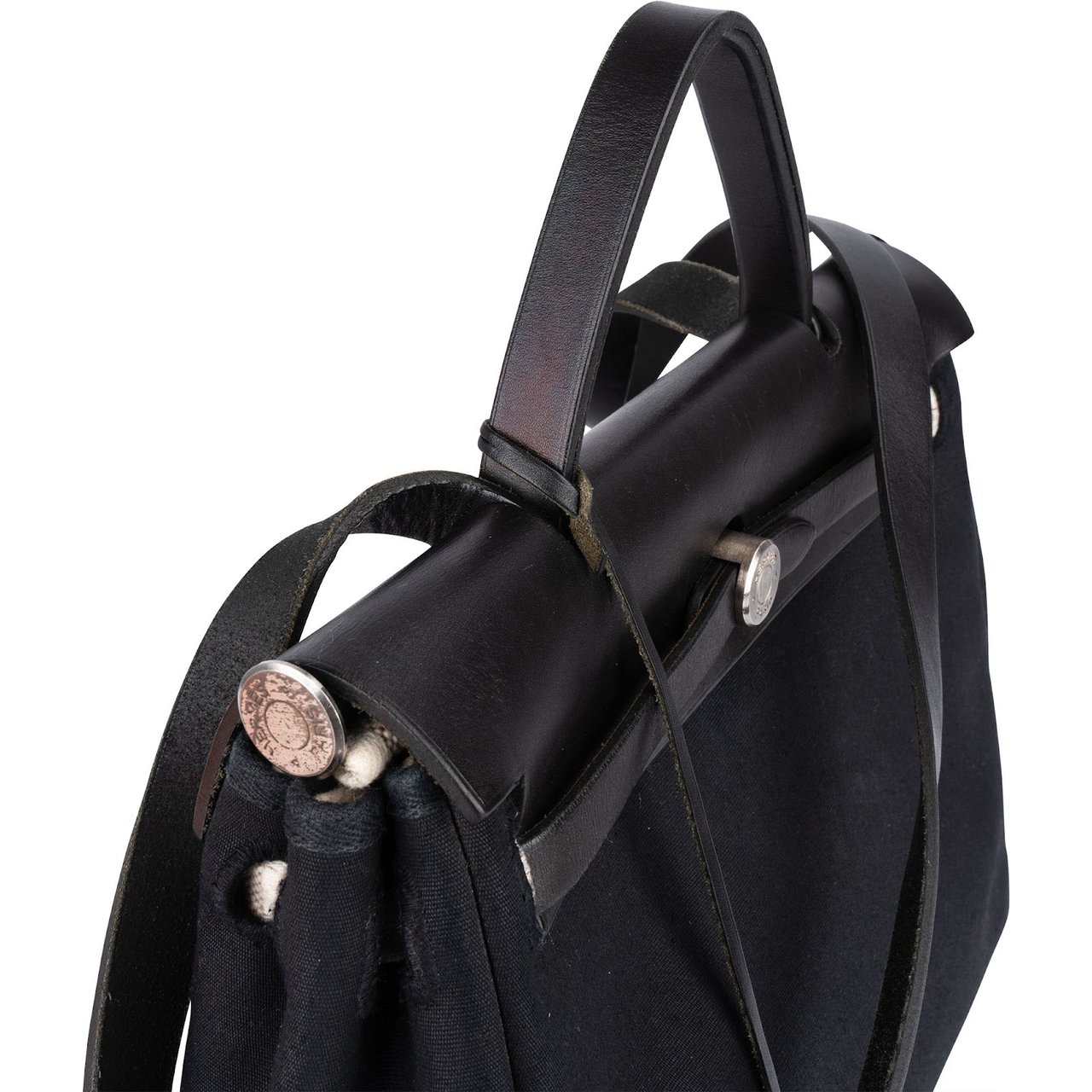 Hermès Hermès Balck Classic Cotton Herbag 31 Handbag Zwart