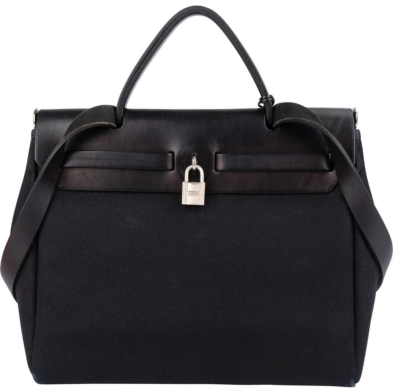 Hermès Hermès Balck Classic Cotton Herbag 31 Handbag Zwart
