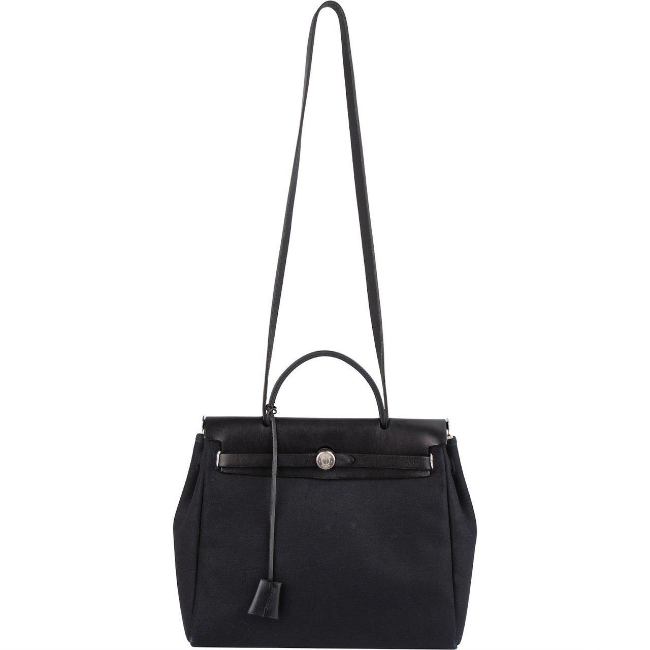 Hermès Hermès Balck Classic Cotton Herbag 31 Handbag Zwart