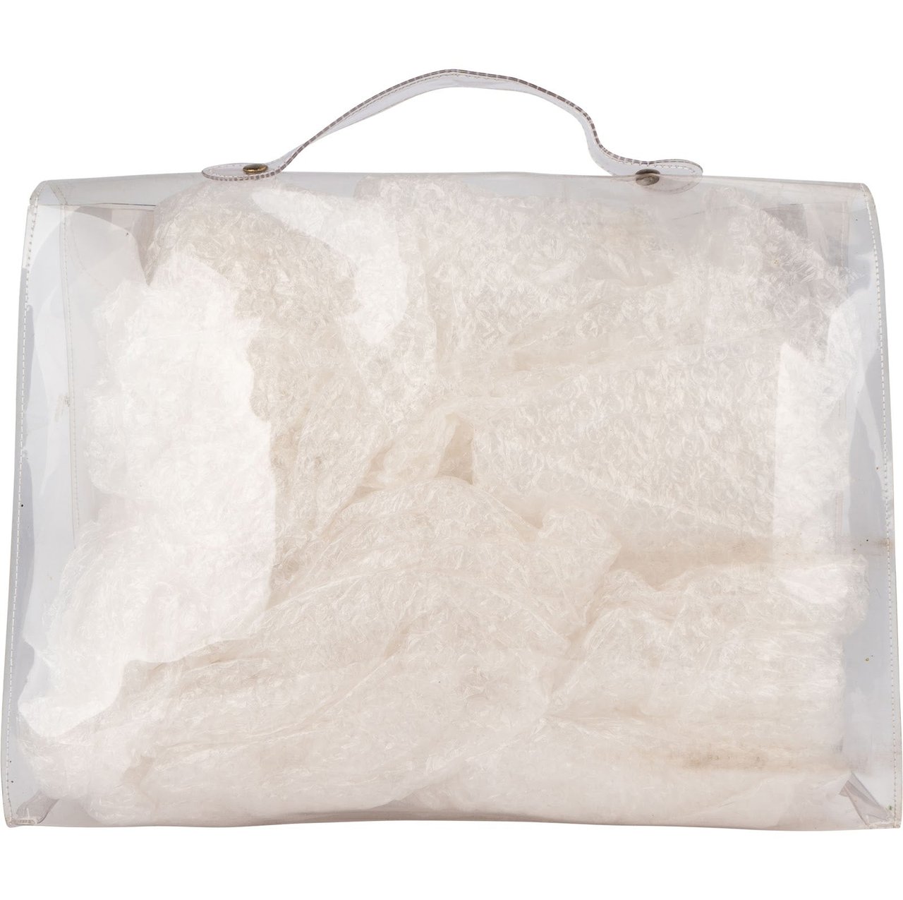 Hermès Hermès Vinyl Transparent Kelly Souvenir 1997 Handbag Divers