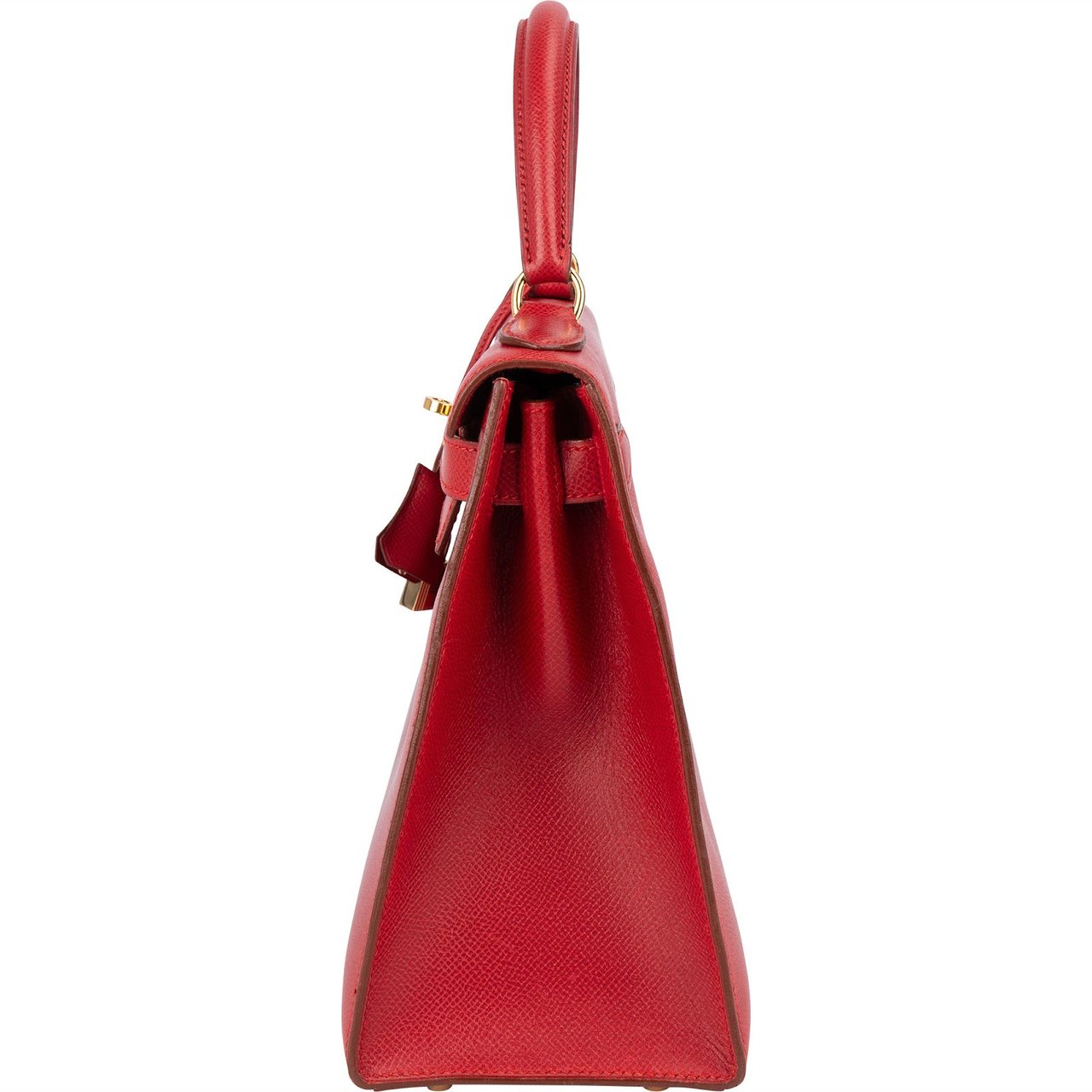 Hermès Hermès Rouge Epsom Leather Kelly Sellier 28 Handbag Rood