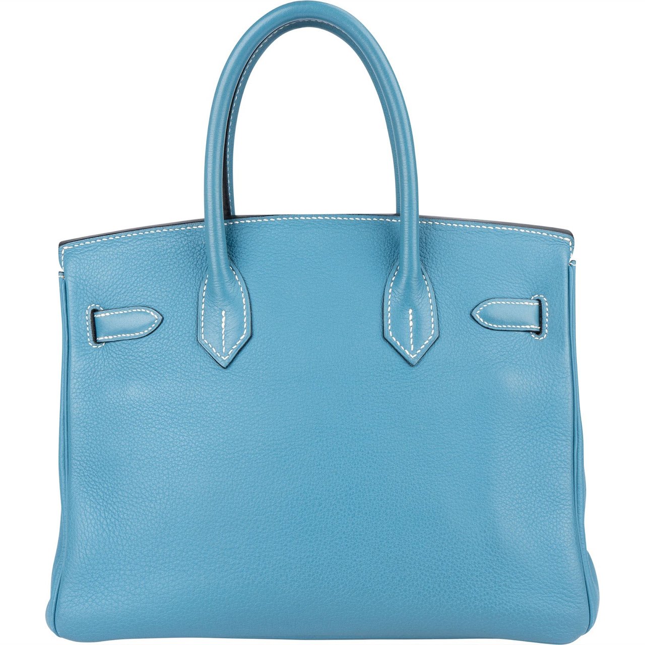 Hermès Hermès Blue Jean Birkin 30 Handbag Blauw
