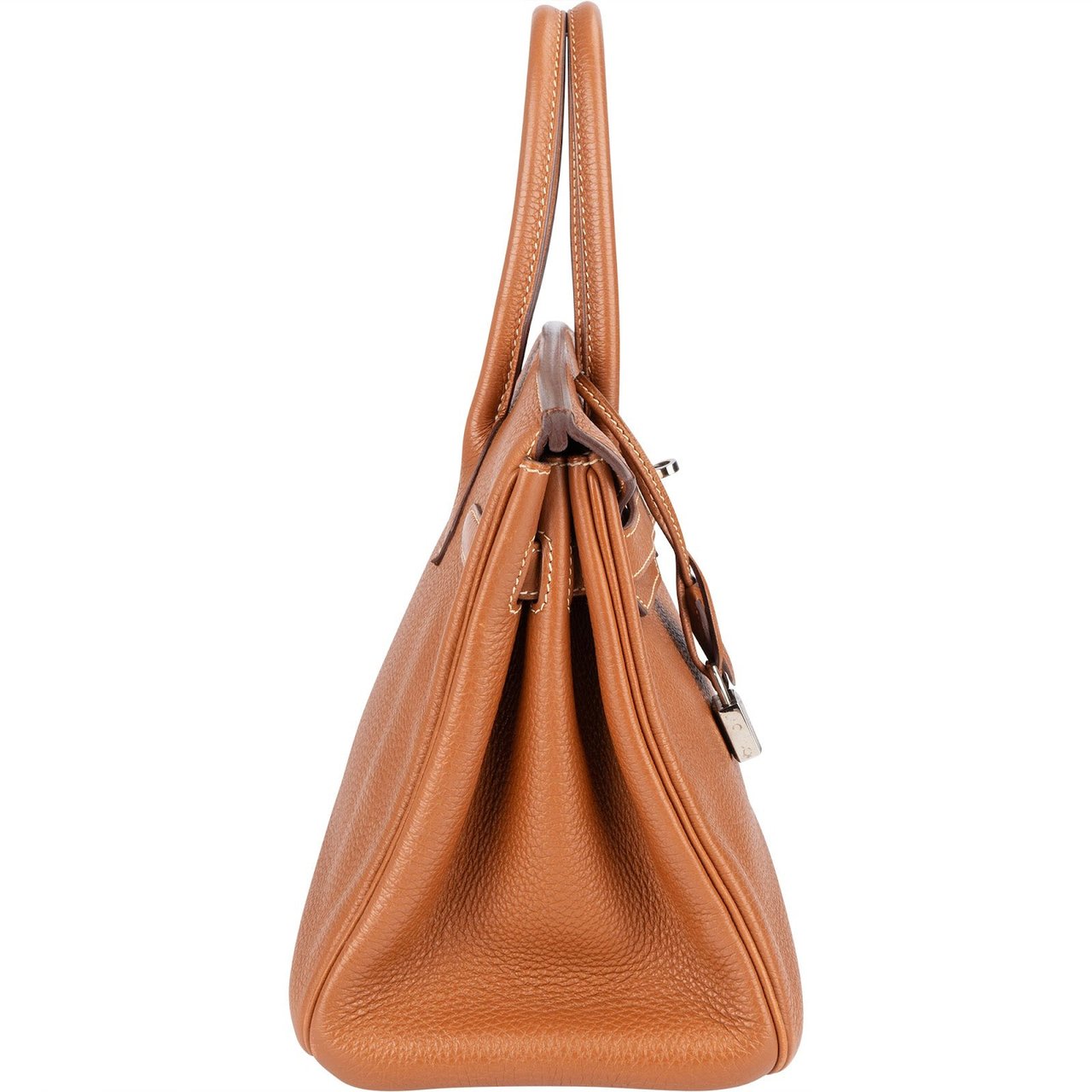 Hermès Hermès Brun Togo Leather Birkin 30 Handbag Bruin