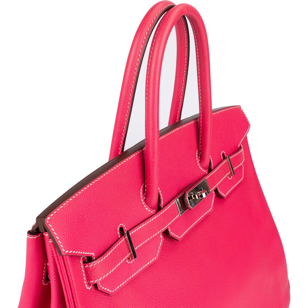 Hermès Hermès Pink Candy Epsom Leather Birkin 35 Handbag Rood