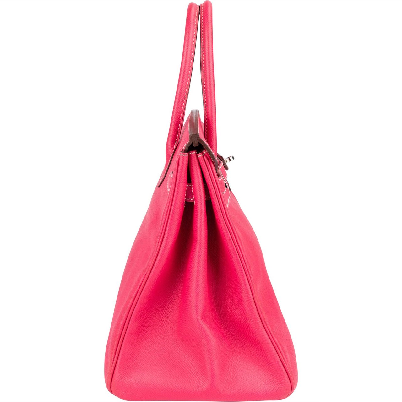 Hermès Hermès Pink Candy Epsom Leather Birkin 35 Handbag Rood