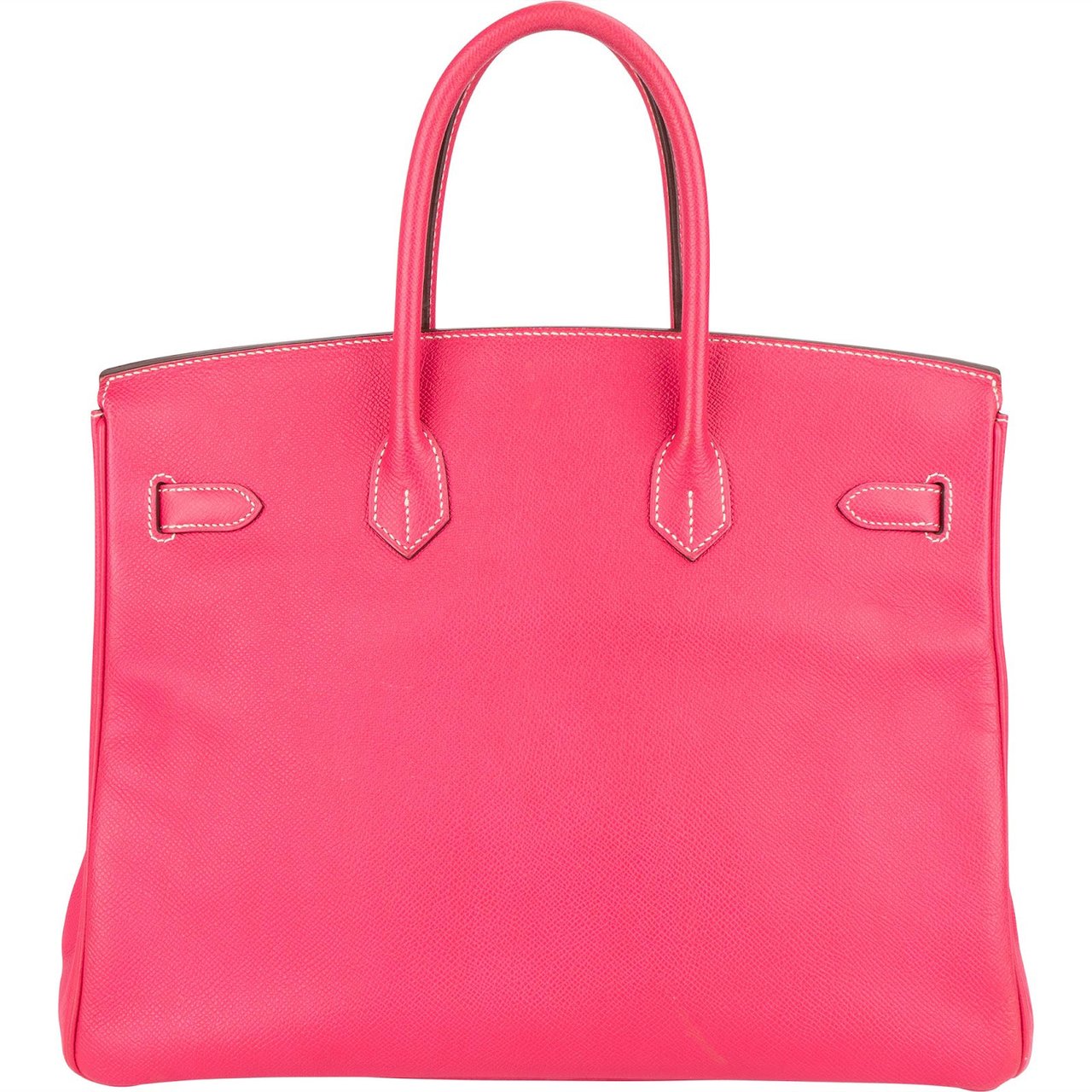 Hermès Hermès Pink Candy Epsom Leather Birkin 35 Handbag Rood