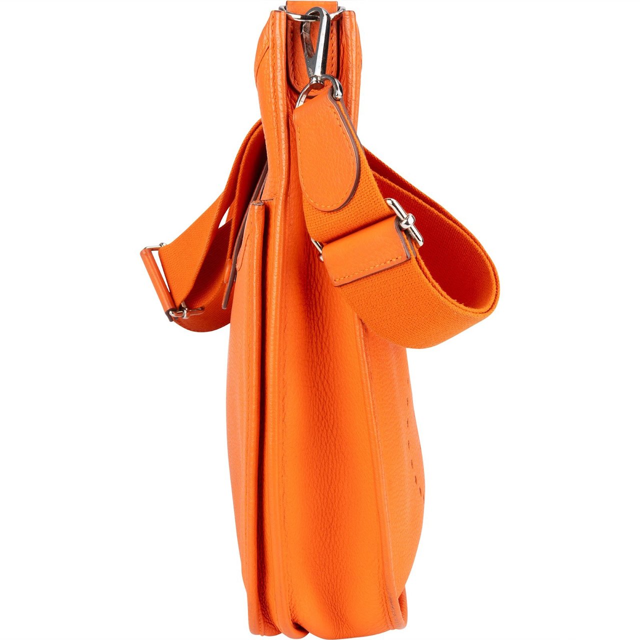 Hermès Hermès Orange Togo Leather Evelyne III 33 Crossbody Bag Oranje
