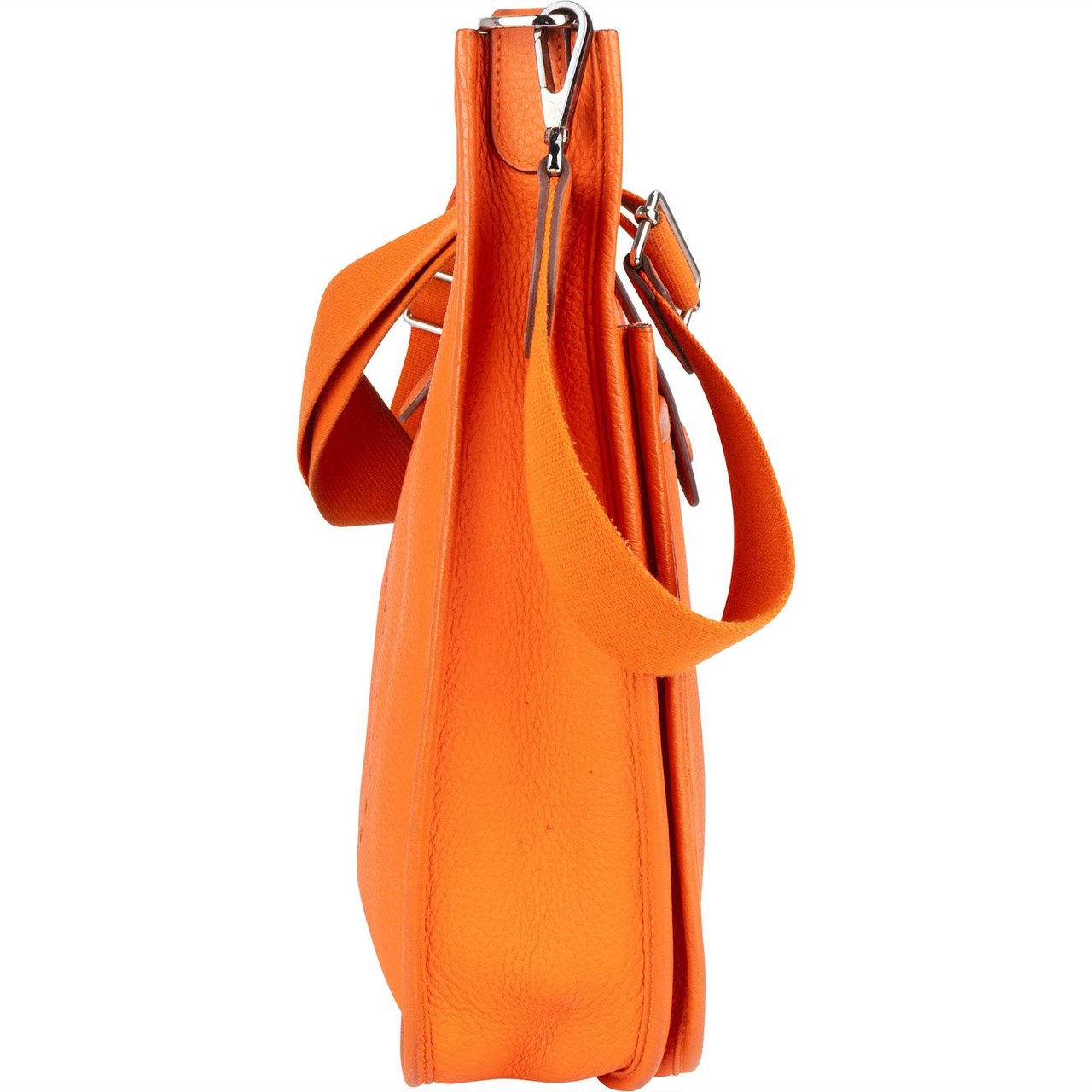 Hermès Hermès Orange Togo Leather Evelyne III 33 Crossbody Bag Oranje
