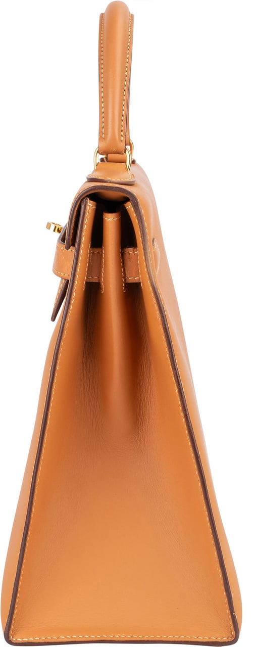 Hermès Hermès Natural Boxcalf Leather Kelly 32 Handbag Bruin
