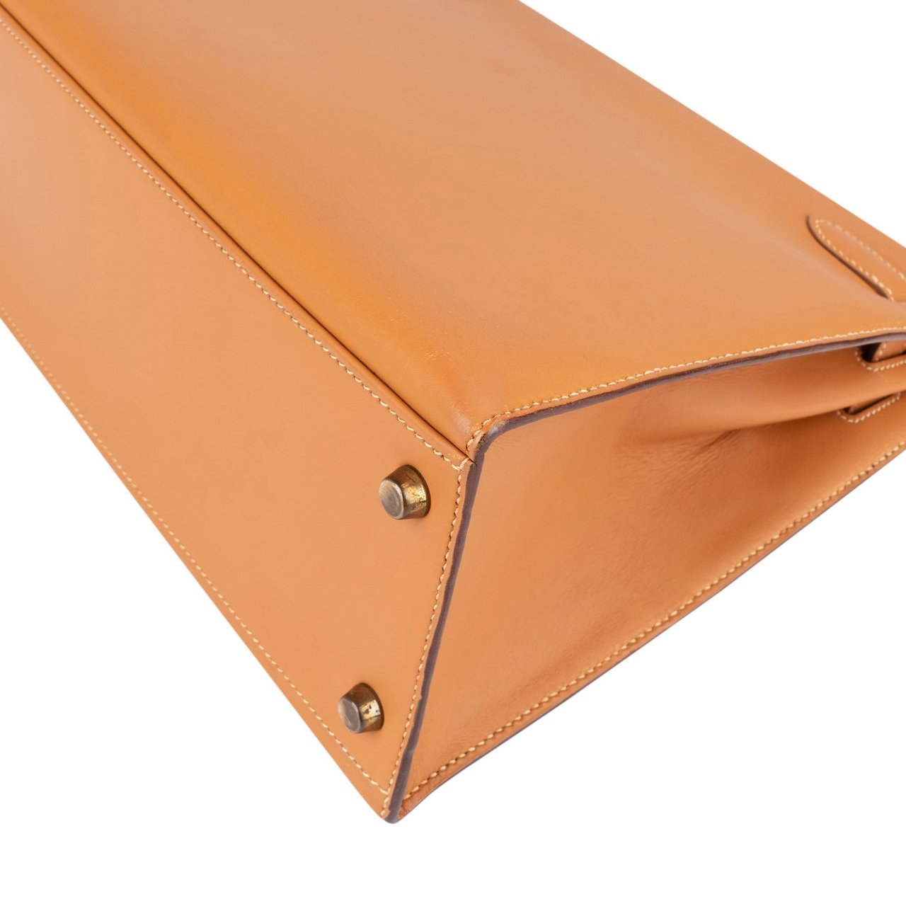 Hermès Hermès Natural Boxcalf Leather Kelly 32 Handbag Bruin