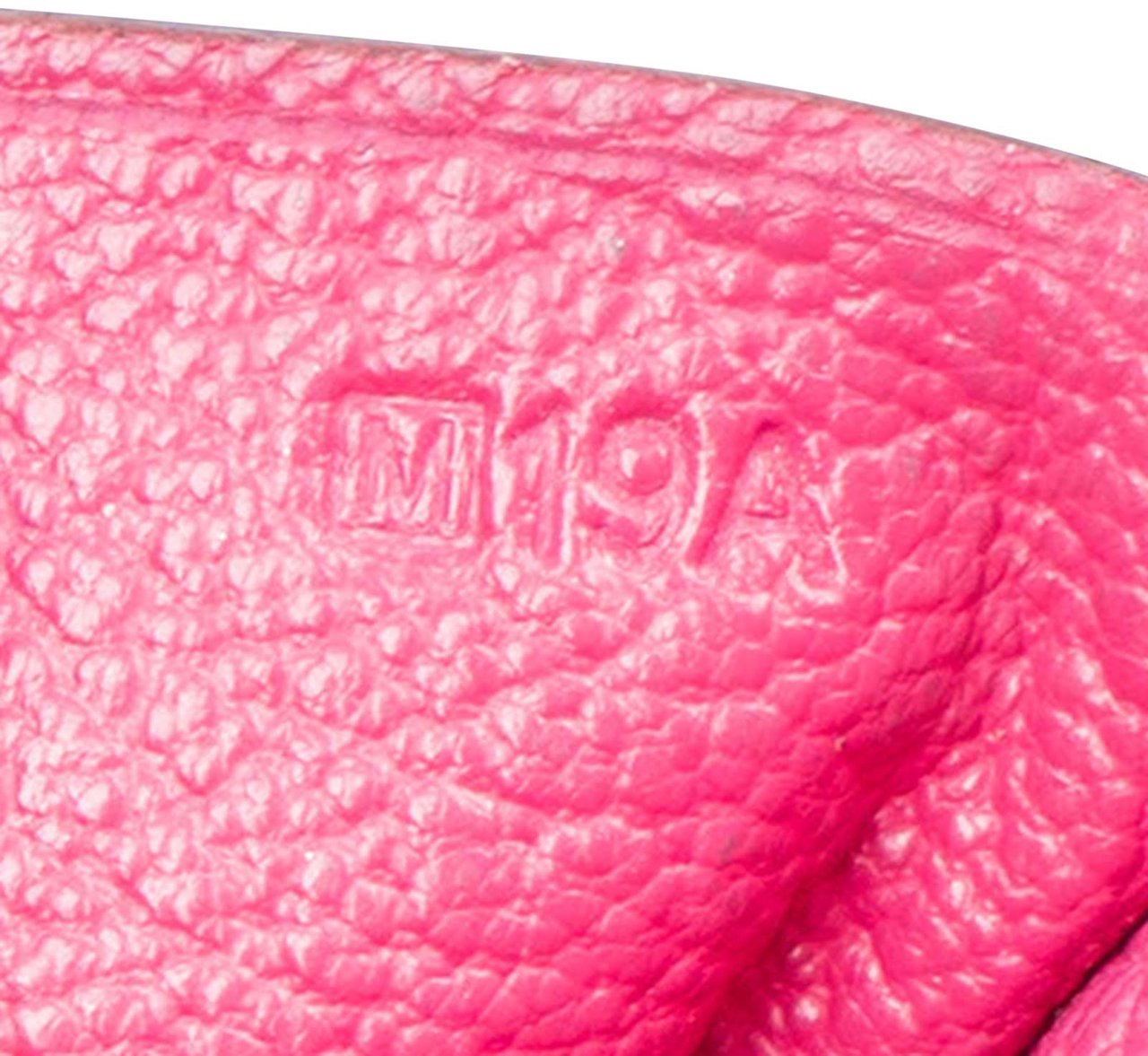 Hermès Hermès Pink Ostrich Béarn Wallet Rood