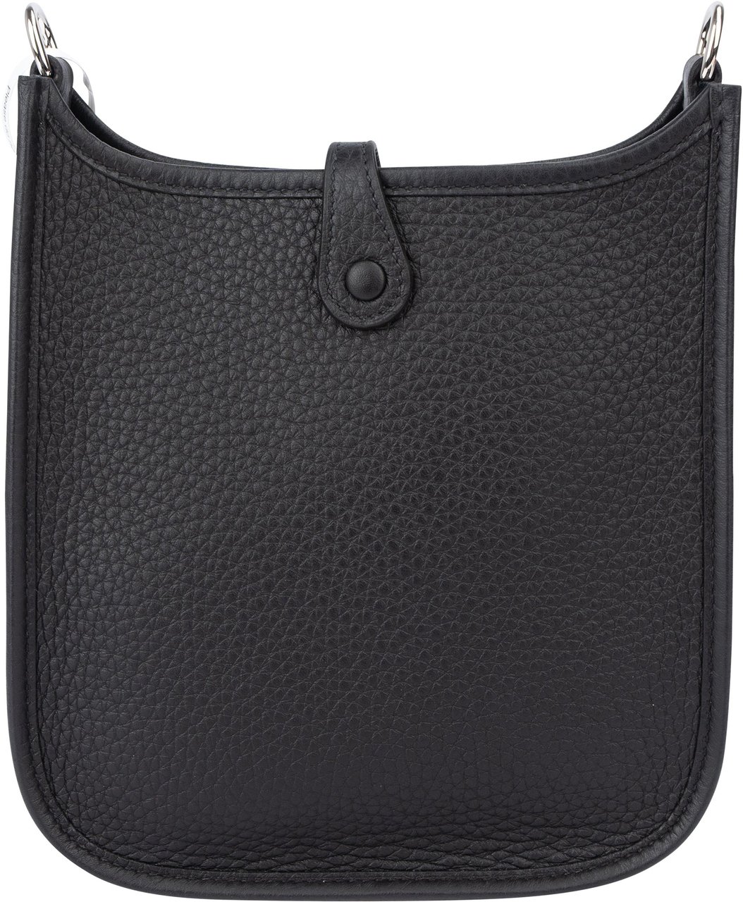 Hermès Hermès Clemence Leather Evelyne 16 Crossbody Bag Zwart