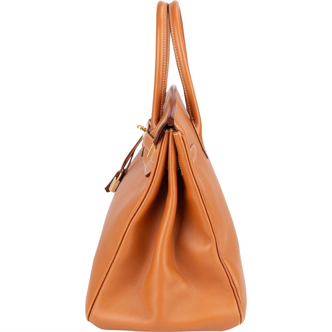 Hermès Hermès Natural Swift Leather Birkin 35 Handbag Bruin