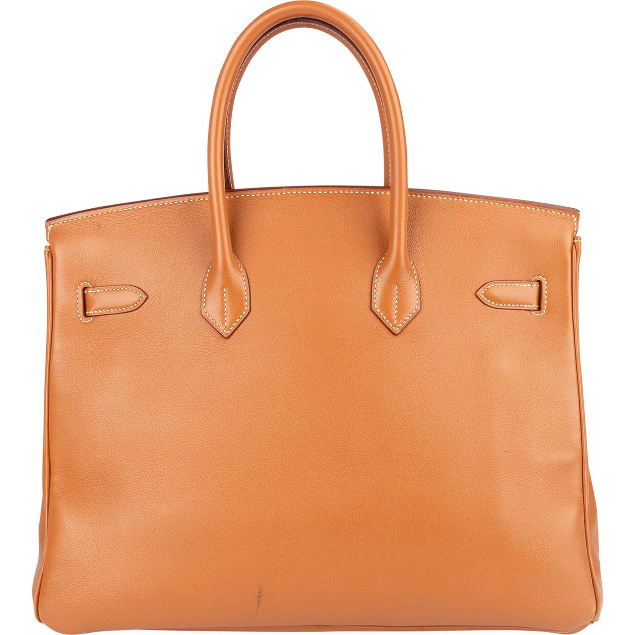 Hermès Hermès Natural Swift Leather Birkin 35 Handbag Bruin