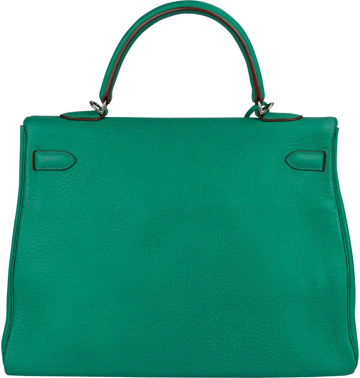 Hermès Hermès Togo Leather Kelly 32 Retourne Handbag Groen
