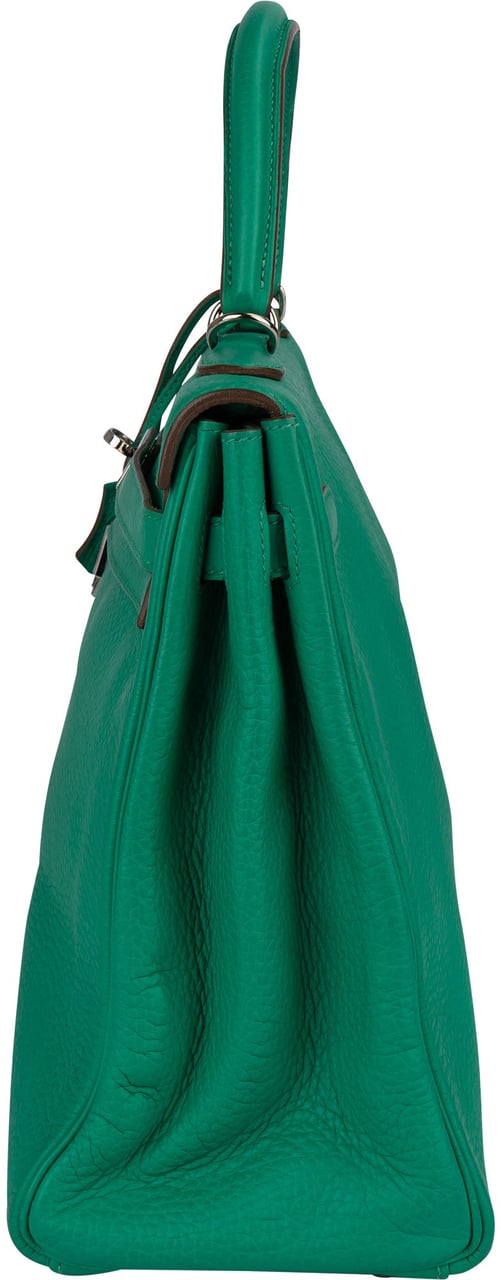 Hermès Togo Leather Kelly 32 Retourne Handbag Groen