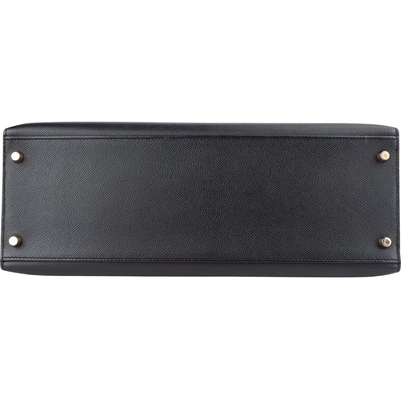 Hermès Hermès Noir Epsom Leather Kelly Sellier 35 Handbag Zwart