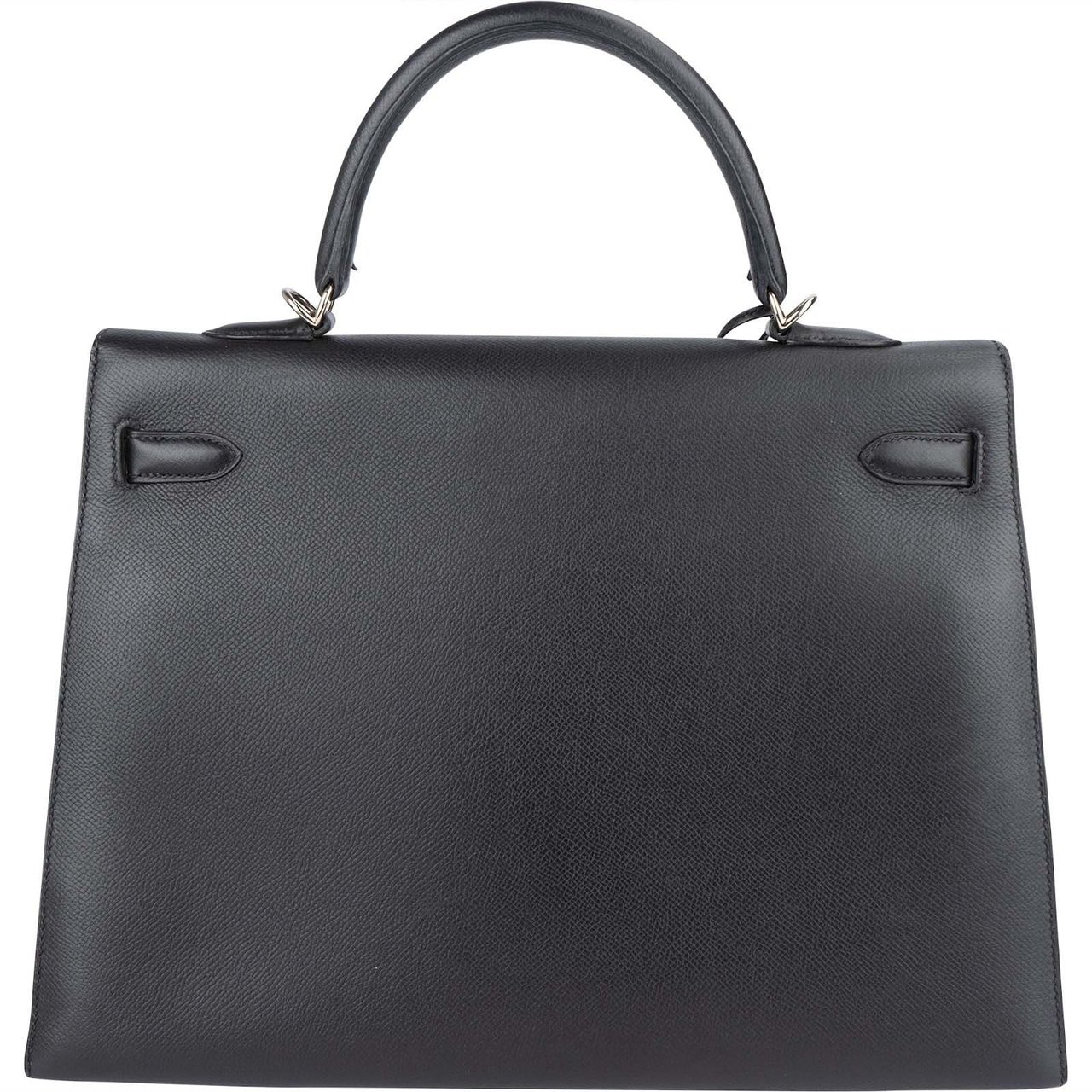 Hermès Hermès Noir Epsom Leather Sellier Kelly 35 Handbag Zwart