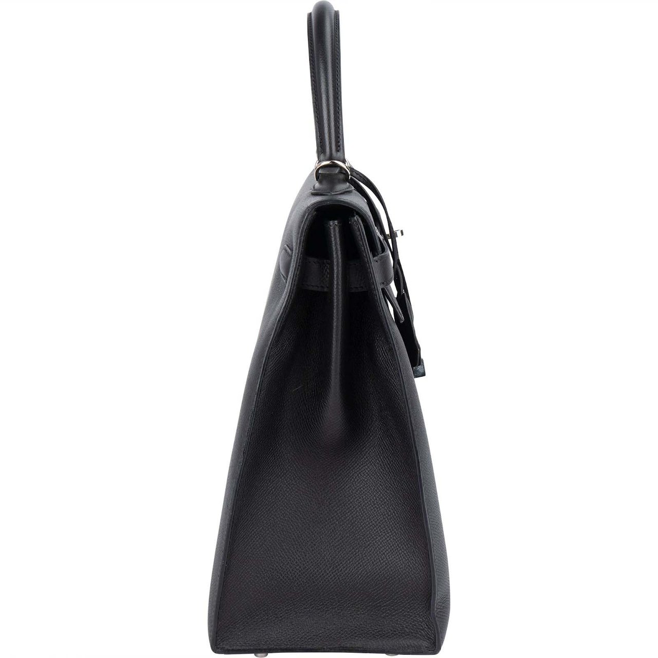 Hermès Hermès Noir Epsom Leather Sellier Kelly 35 Handbag Zwart