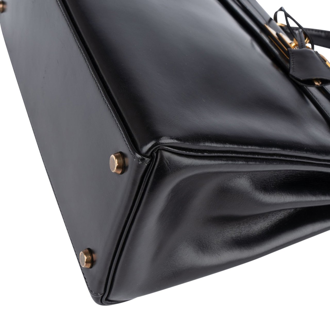 Hermès Hermès Box Calf Kelly Sellier 32 Handbag Zwart