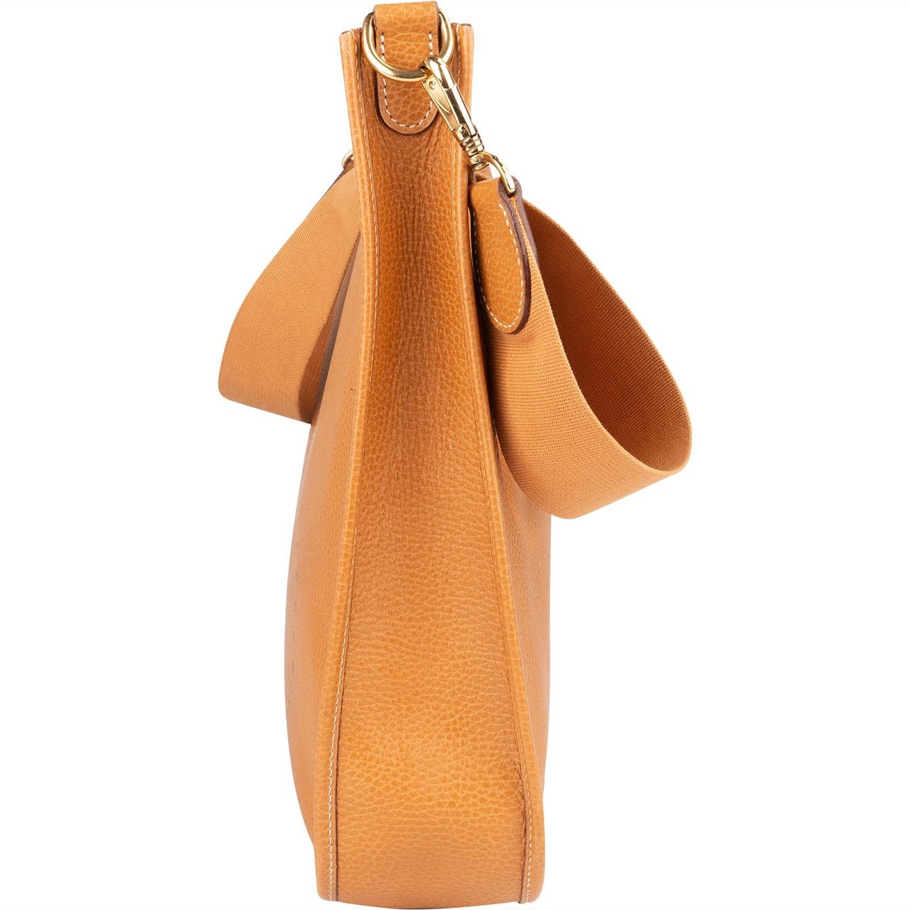 Hermès Hermès Natural Ardennes Leather Evelyne GM Crossbody Bag Bruin
