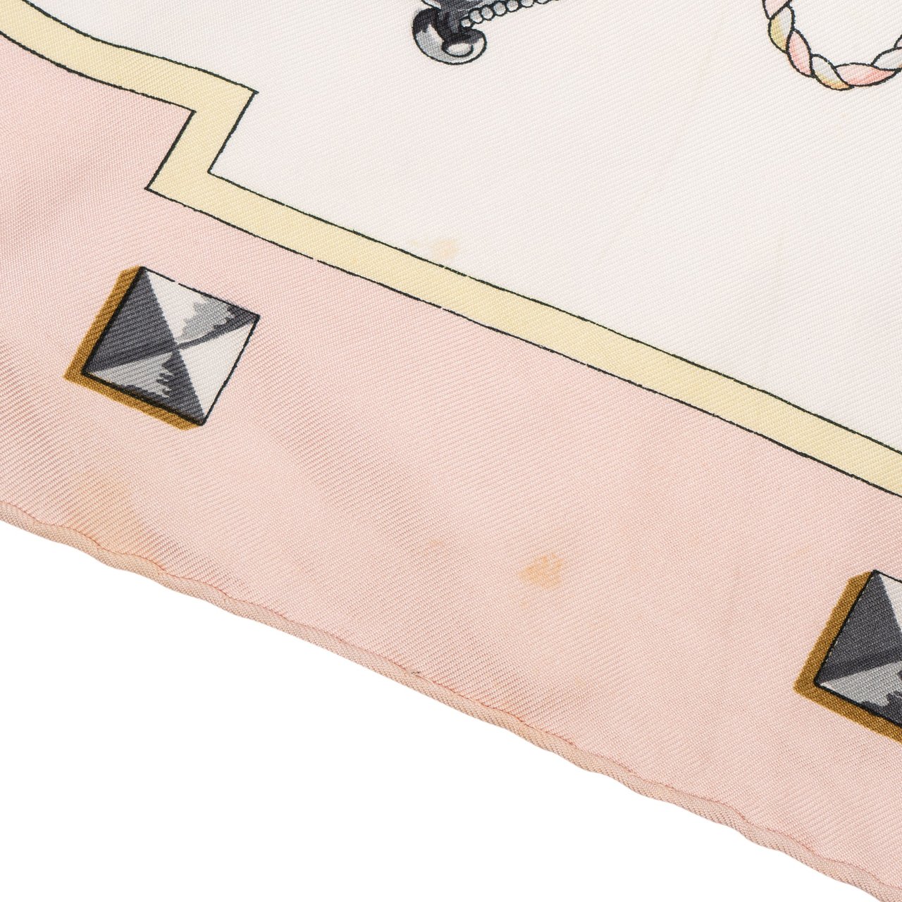 Hermès Hermès Silk Twill Carré 90 Les Clés Tuch Scarf Rood