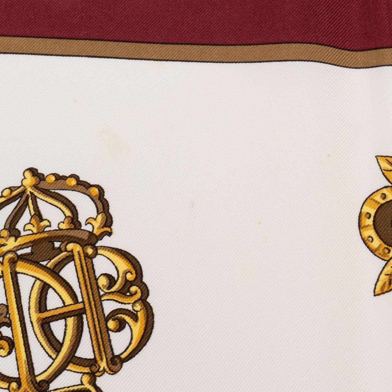 Hermès Hermès Silk Les Clés Carré 90 Tuch Scarf Wit