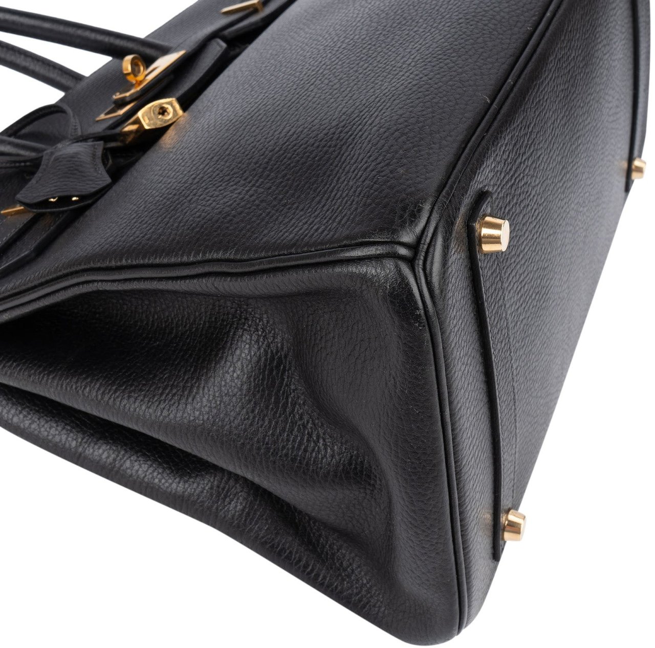 Hermès Hermès Noir Togo Birkin 35 Handbag Gold Hardware Zwart