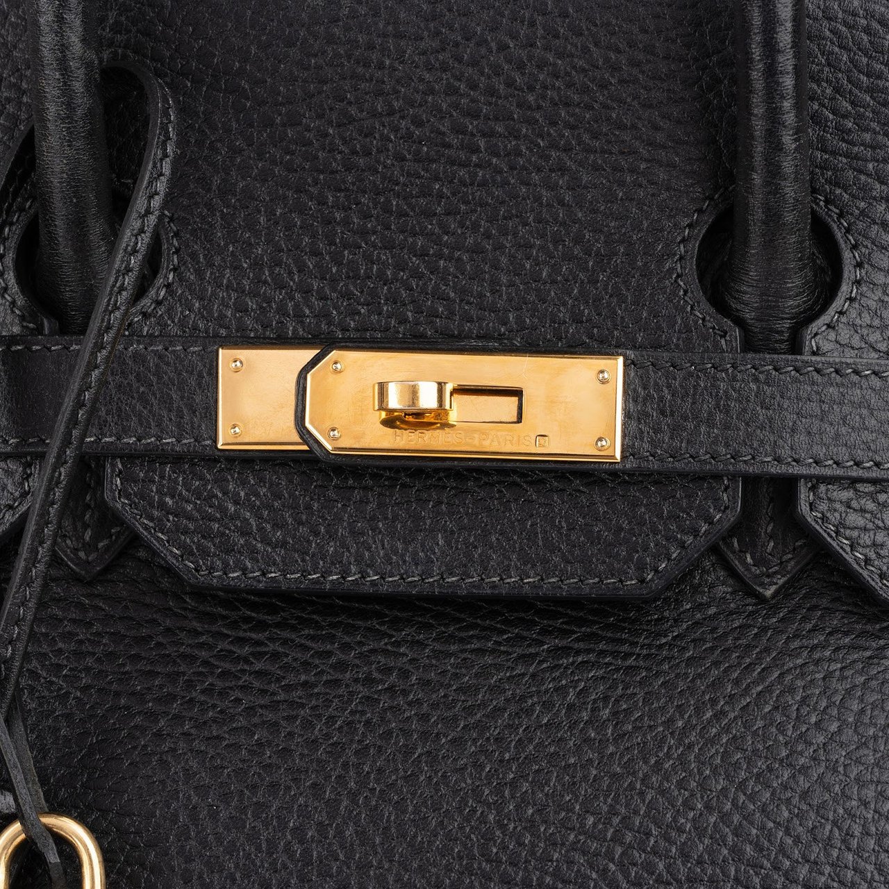 Hermès Hermès Noir Togo Birkin 35 Handbag Gold Hardware Zwart