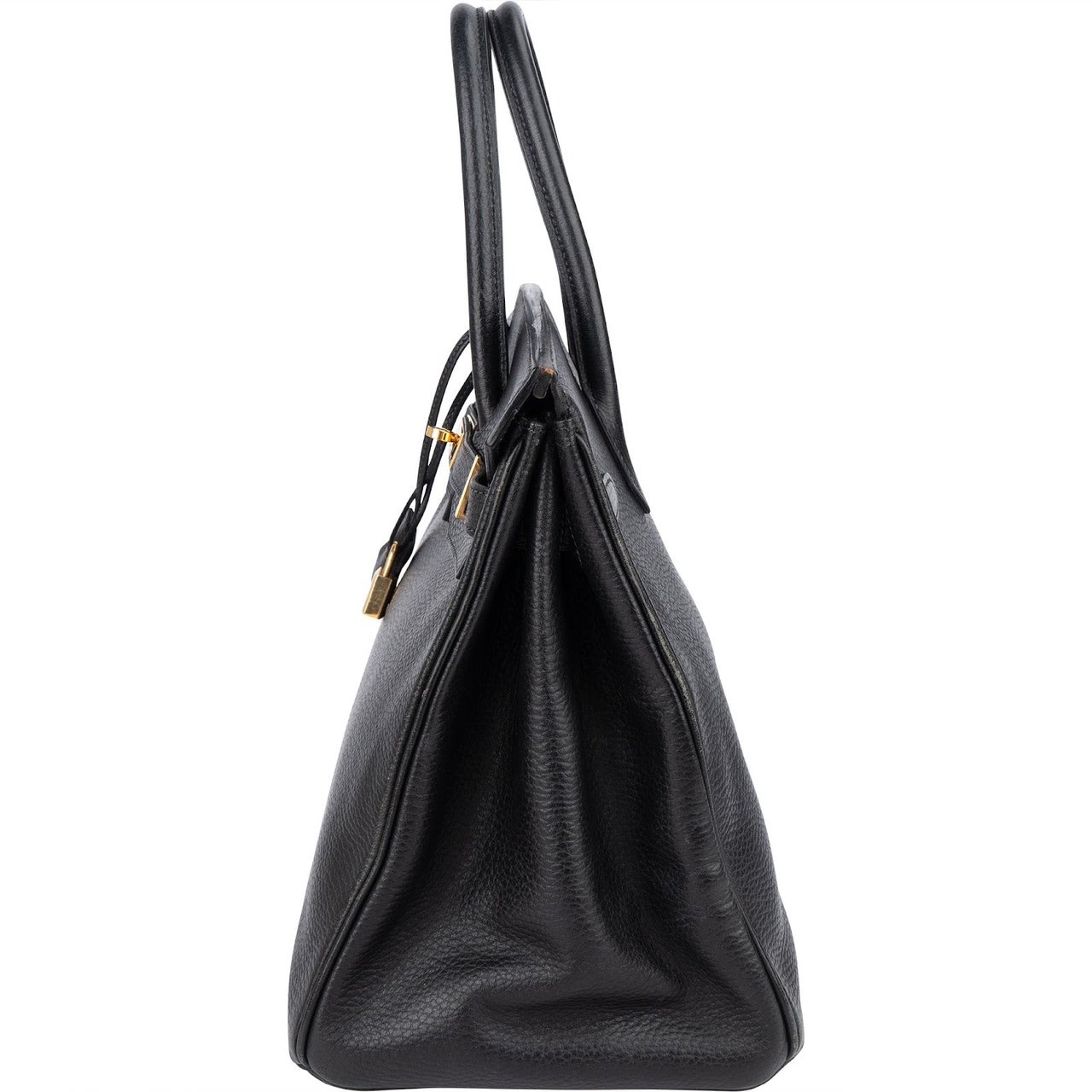 Hermès Hermès Noir Togo Birkin 35 Handbag Gold Hardware Zwart