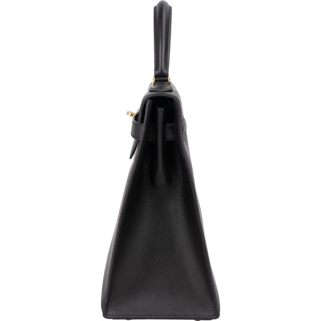 Hermès Hermès Box Calf Leather Kelly 32 Handbag Zwart