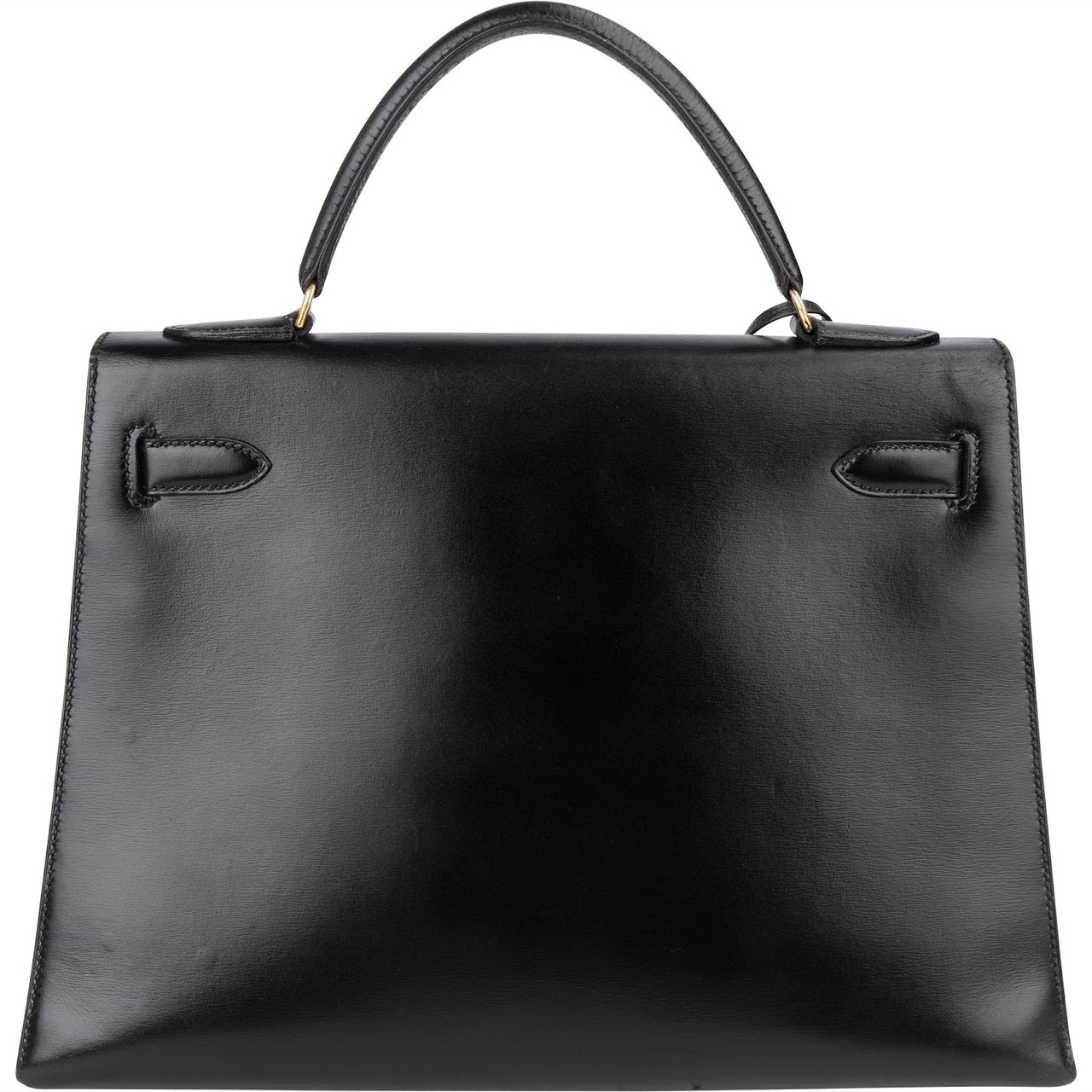Hermès Hermès Box Calf Leather Kelly 32 Handbag Zwart