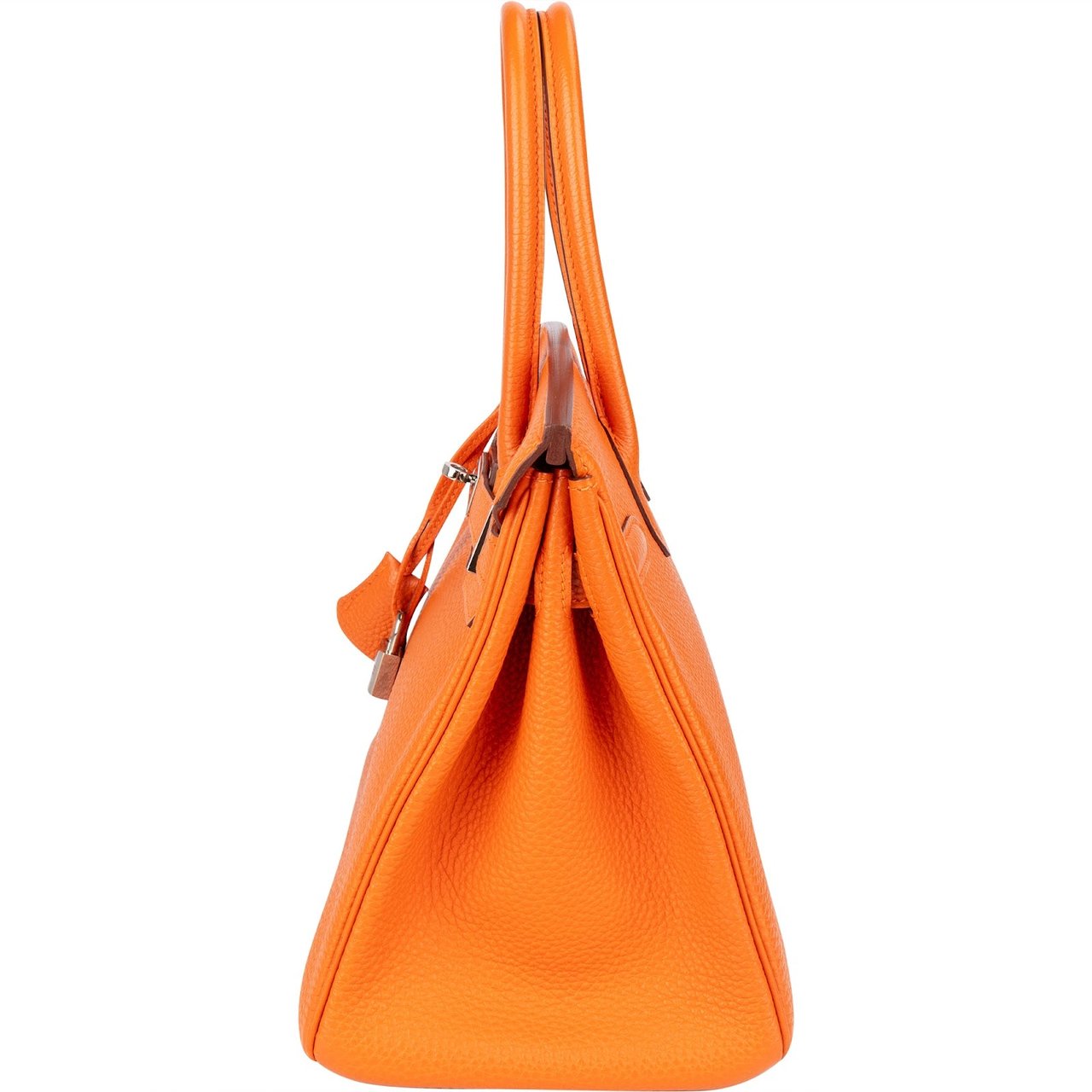 Hermès Hermès Orange Togo Leather Birkin 30 Handbag Oranje