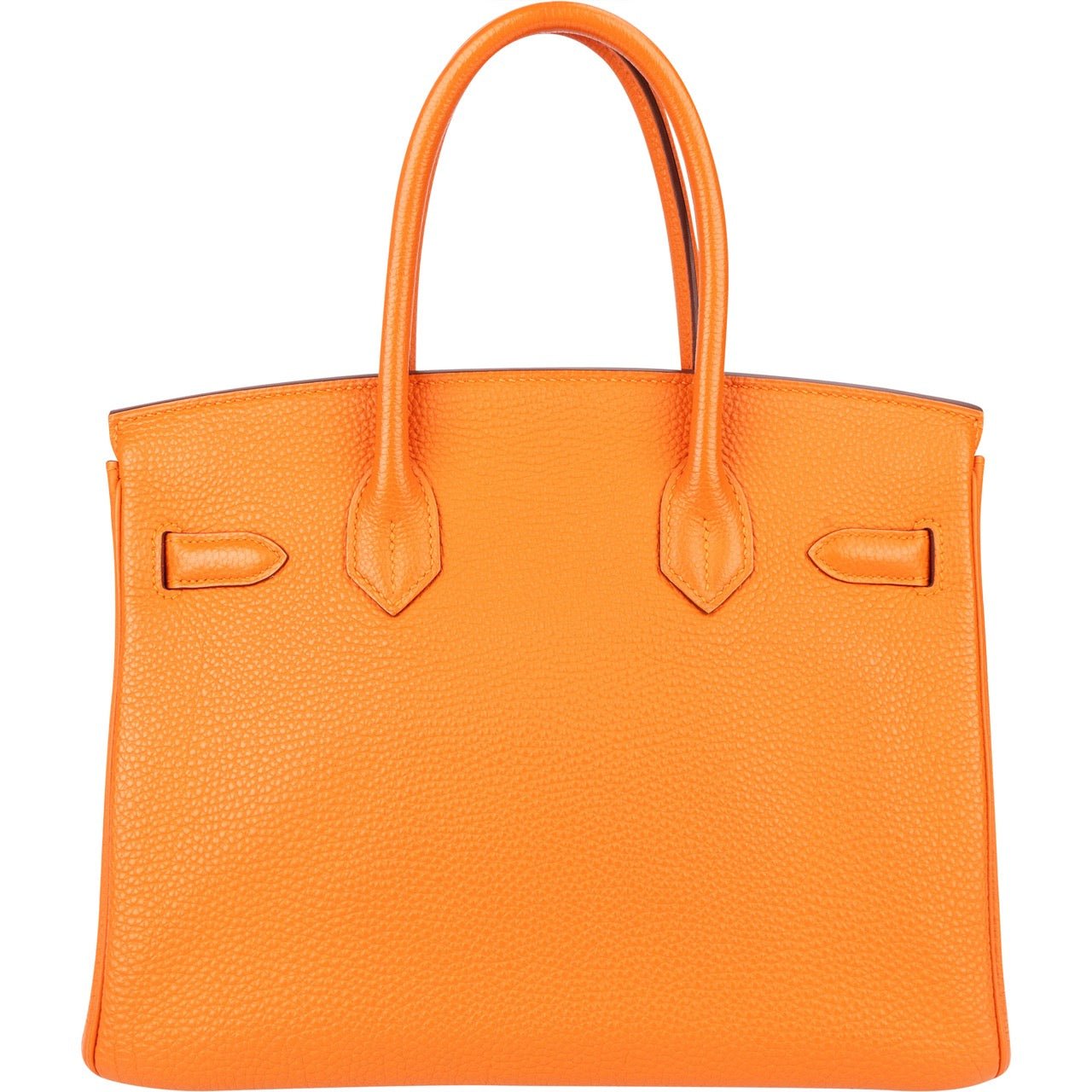 Hermès Hermès Orange Togo Leather Birkin 30 Handbag Oranje