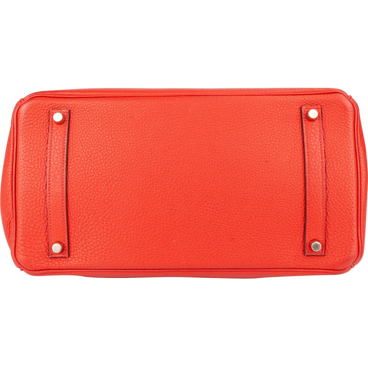 Hermès Hermès Rouge Fjord Leather Birkin 35 Handbag Rood