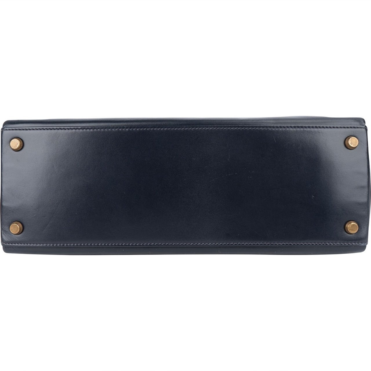 Hermès Hermès Navy Box Calf Kelly 32 Retourne Handbag Navy