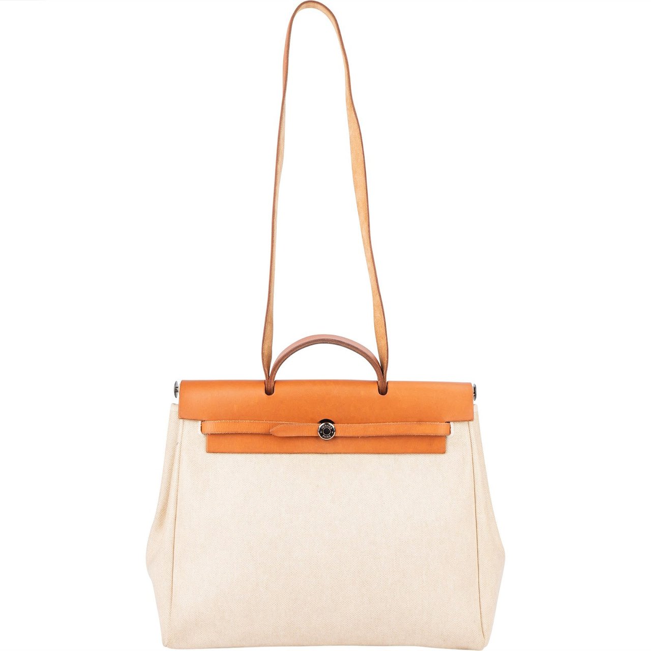 Hermès Hermès Classic Cotton Herbag 39 Handbag Beige