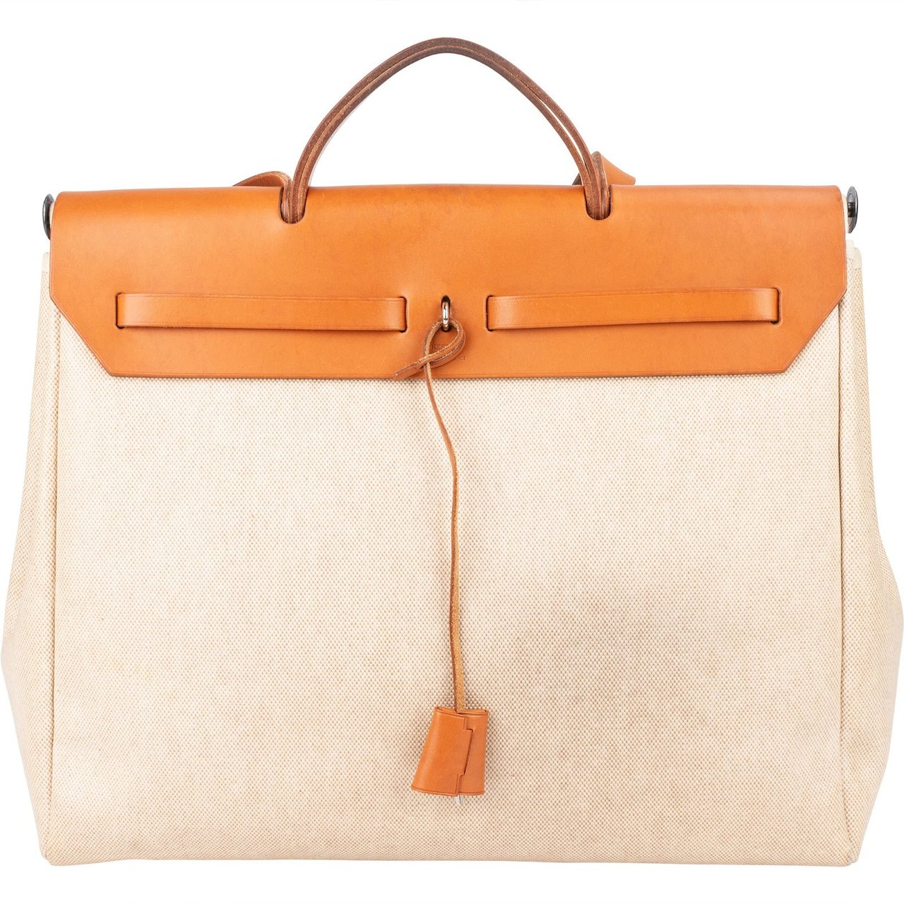 Hermès Hermès Classic Cotton Herbag 39 Handbag Beige