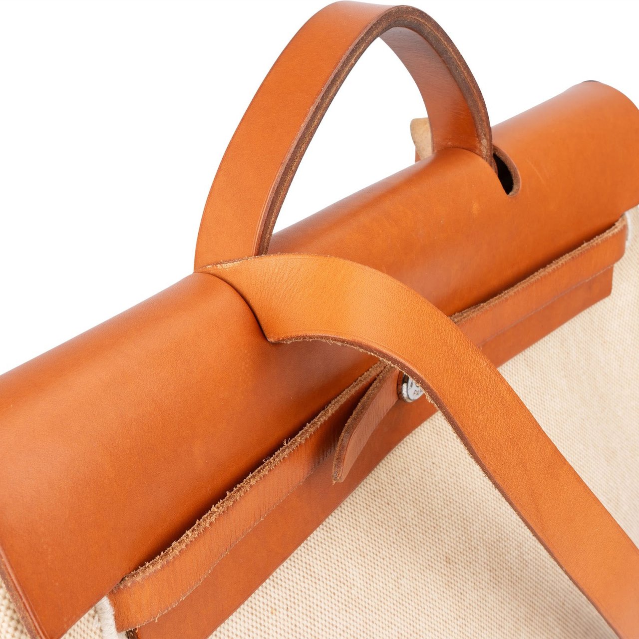 Hermès Hermès Classic Cotton Herbag 39 Handbag Beige
