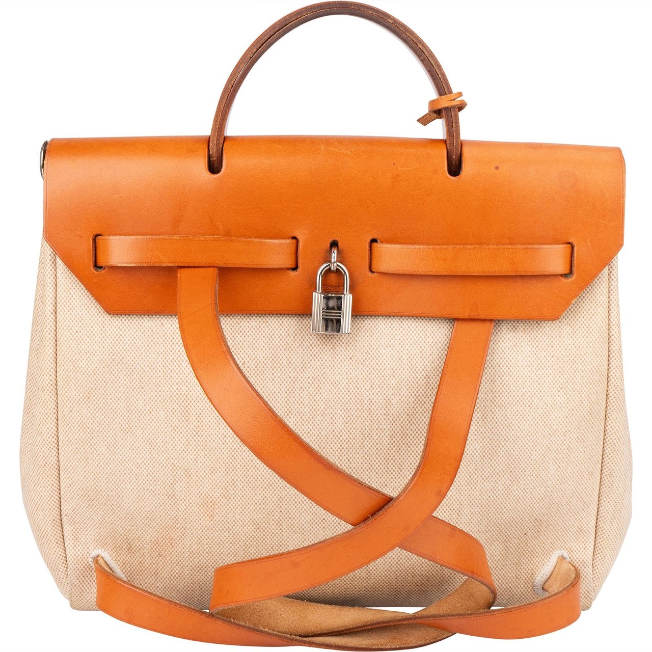 Hermès Hermès Classic Eolebag Herbag PM 2 in 1 Backpack Beige