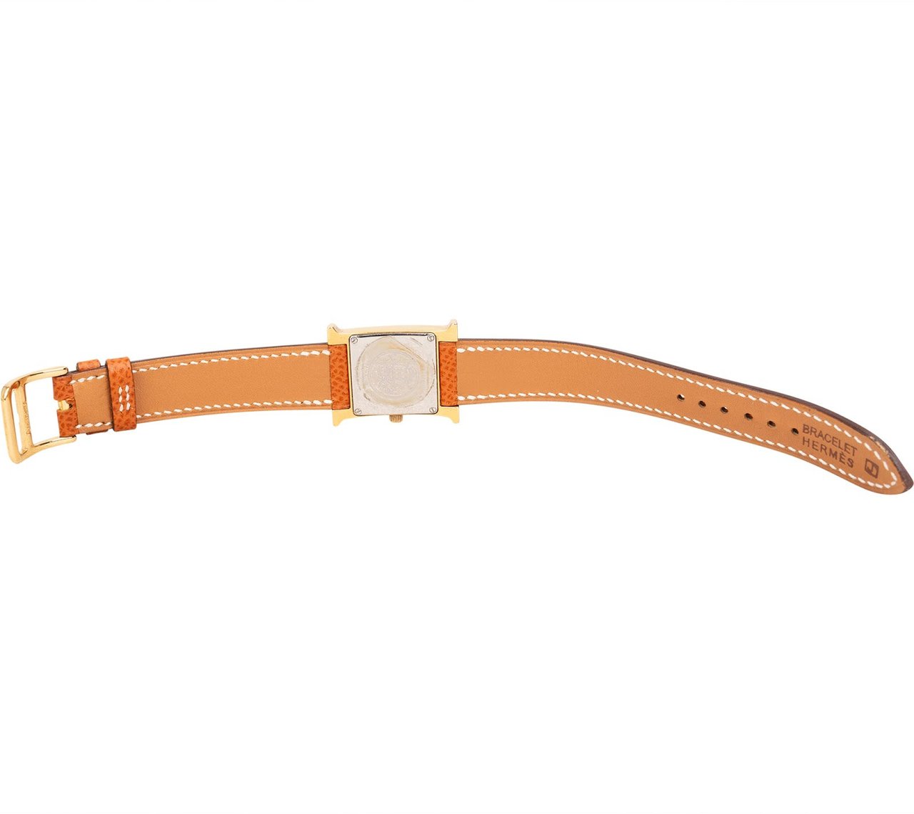 Hermès Hermès Gold Tone Heure H RS1.201 Watch Goud