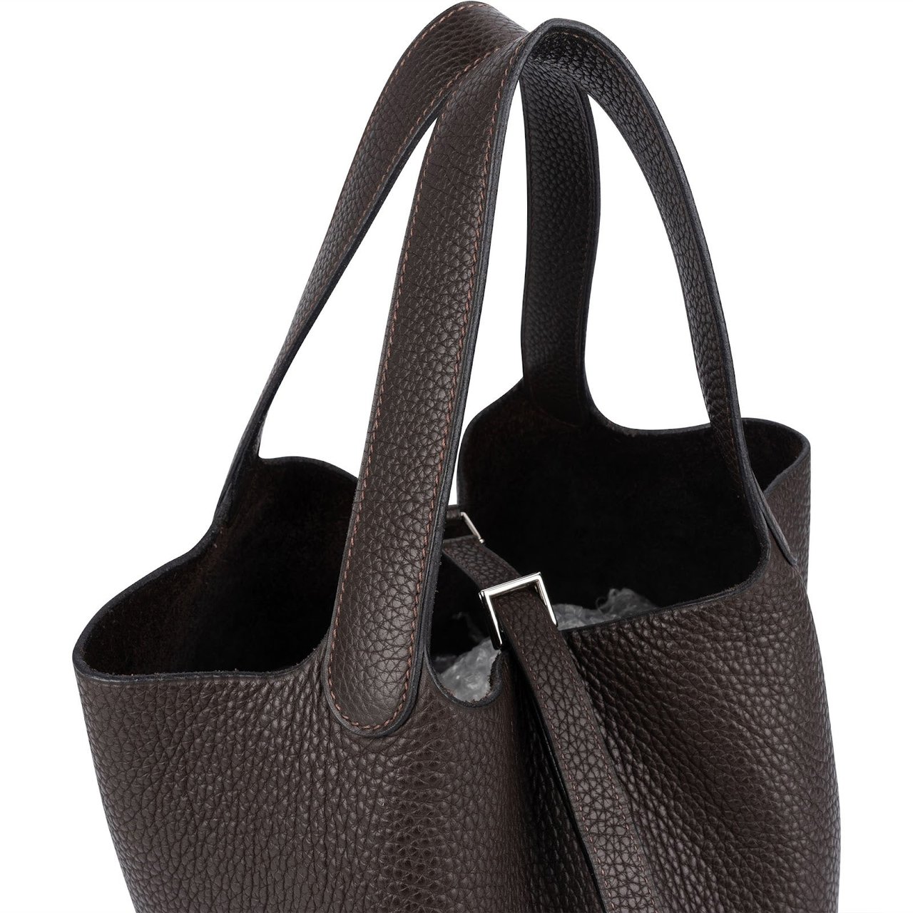 Hermès Hermès Brun Clemence Picotin Lock 22 (MM) Handbag Bruin