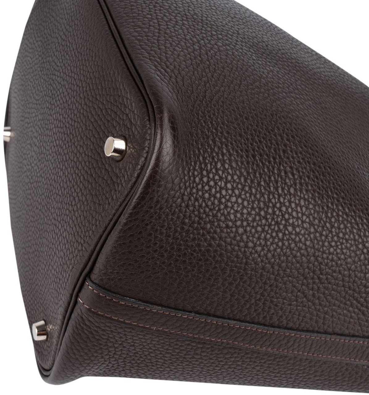 Hermès Hermès Brun Clemence Picotin Lock 22 (MM) Handbag Bruin