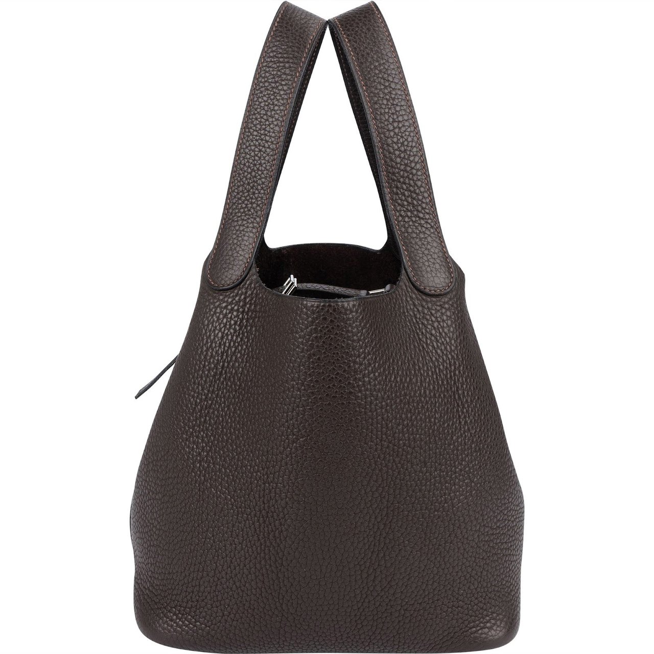 Hermès Hermès Brun Clemence Picotin Lock 22 (MM) Handbag Bruin