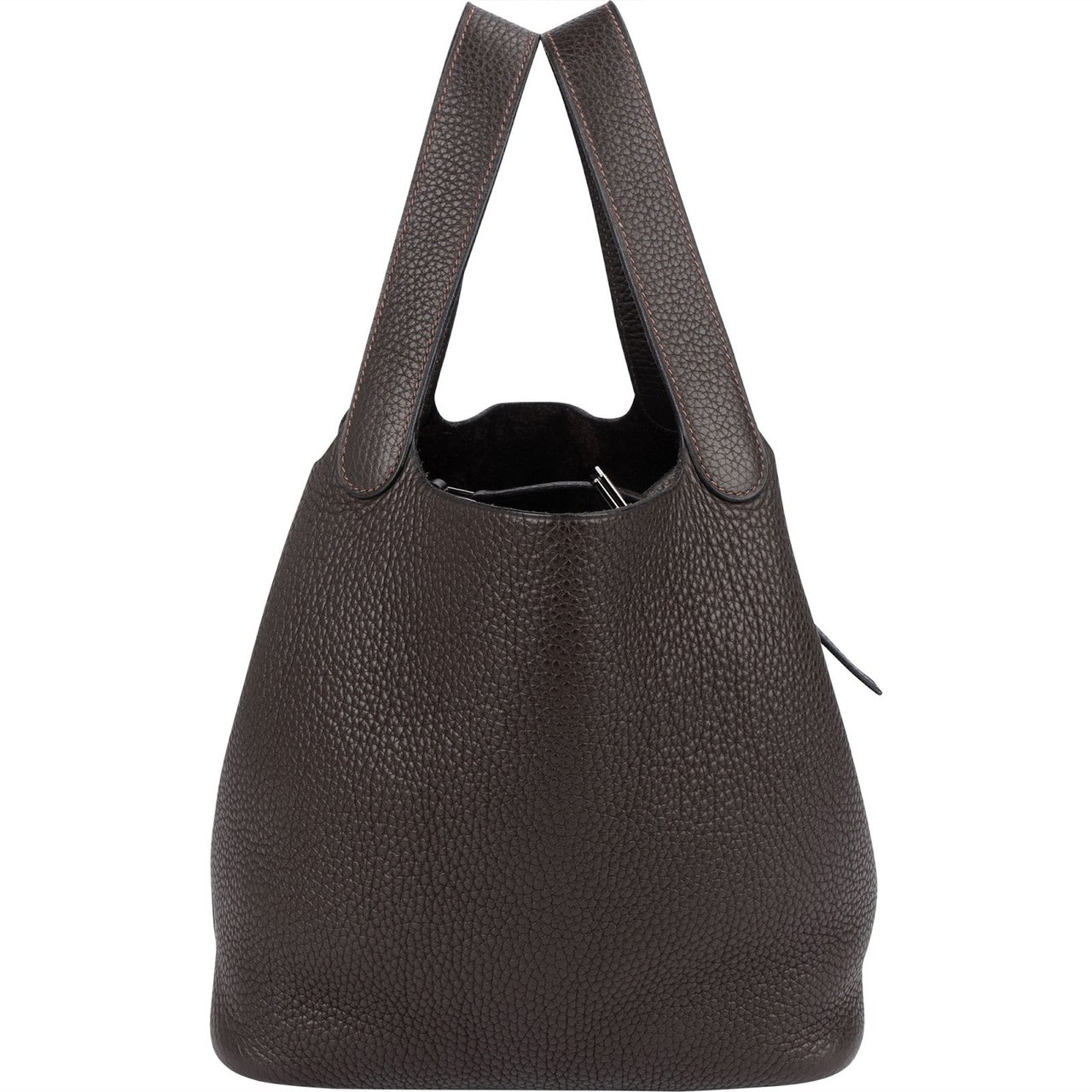 Hermès Hermès Brun Clemence Picotin Lock 22 (MM) Handbag Bruin