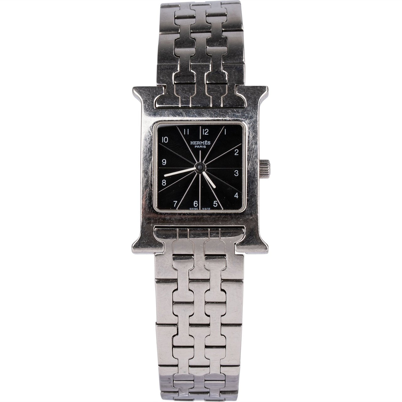 Hermès Hermès Silver Tone Heure H HH.1.210 Women Watch Divers